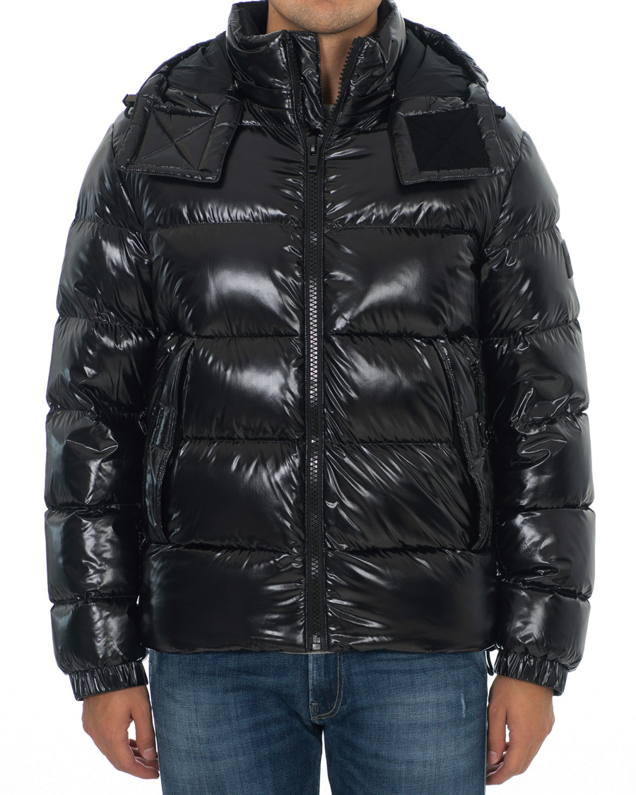 Herren | Jacken | BOSS BLACK | BOSS Domar High Shine Hooded Jacket Black