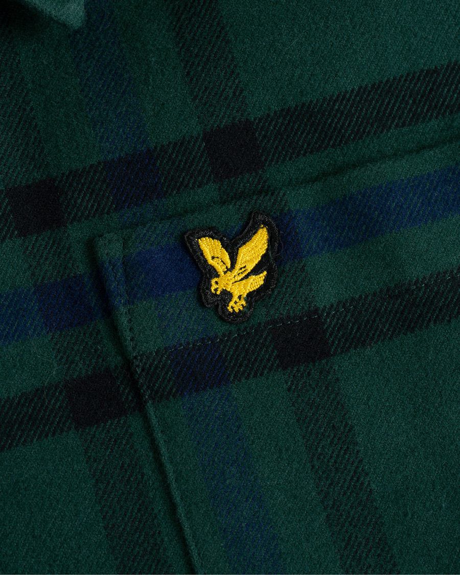 Herren | Hemden | Lyle & Scott | Tartan Overshirt Jade Green