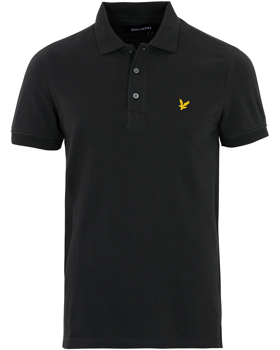 Herren | Poloshirts | Lyle & Scott | Plain Polo Shirt True Black