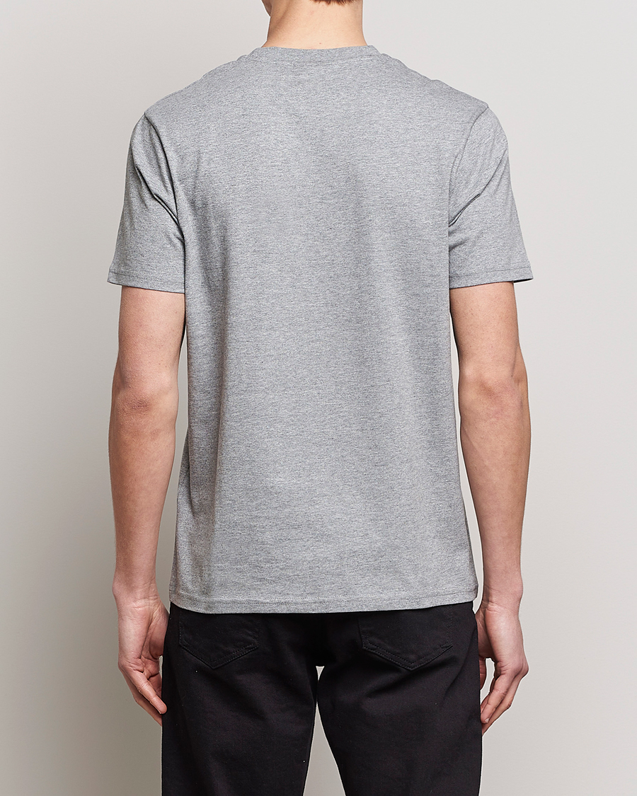 Herren | T-Shirts | Lyle & Scott | Crew Neck Organic Cotton T-Shirt Mid Grey Marl