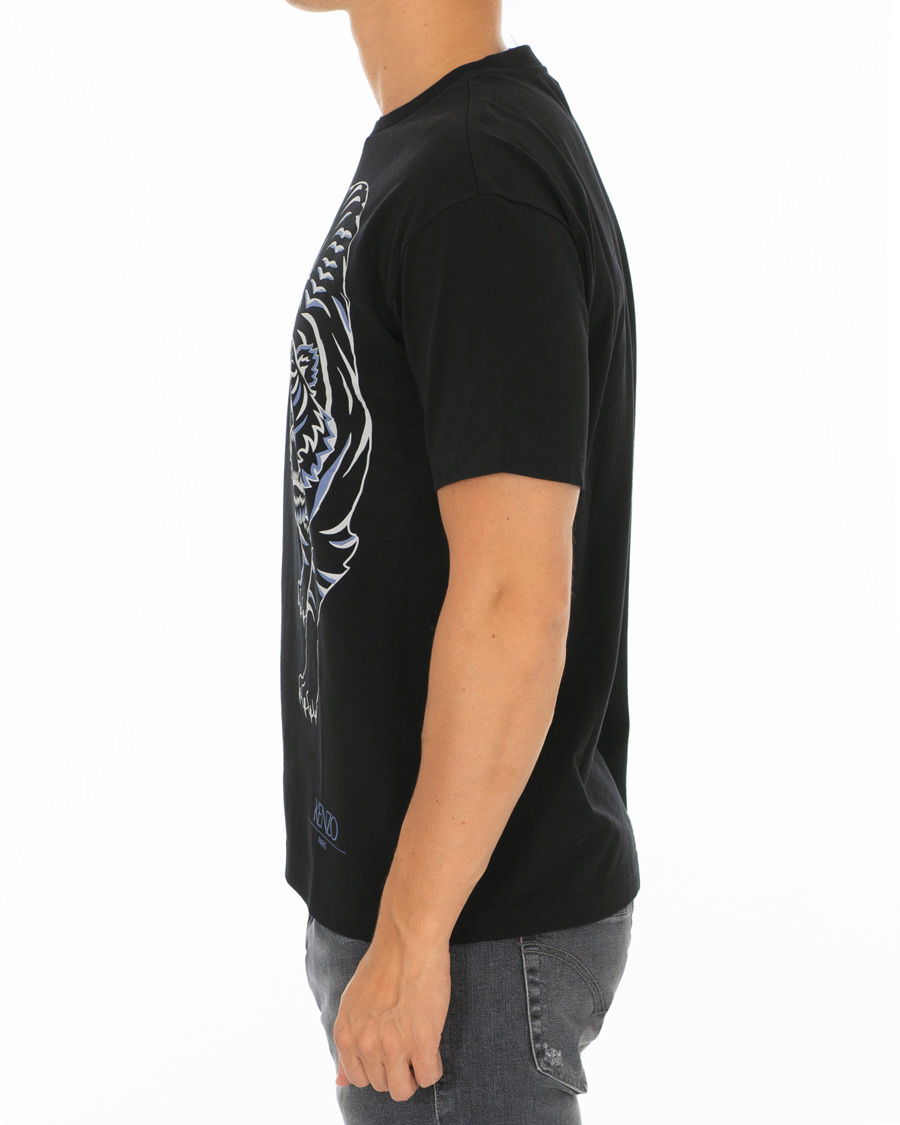 Herren | T-Shirts | KENZO | Double Tiger T-shirt Black