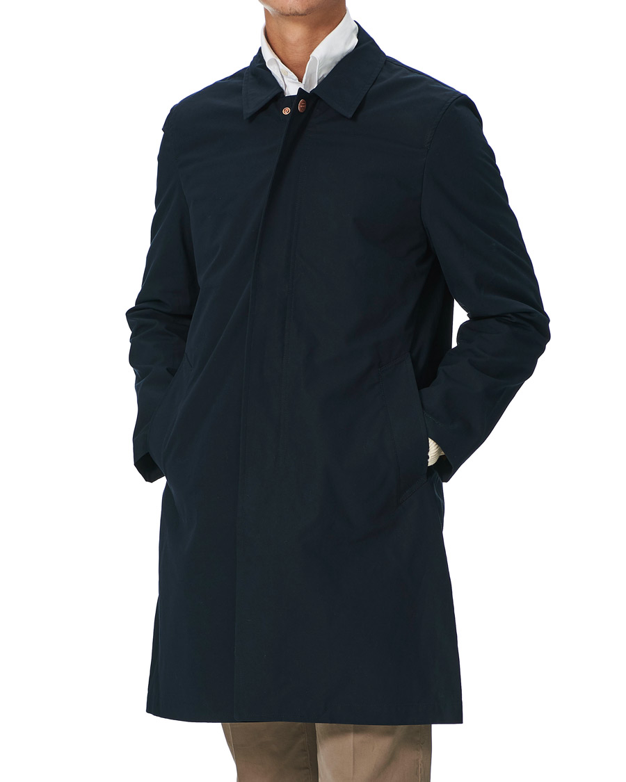 Herren | Jacken | Private White V.C. | Unlined Cotton Ventile Mac Coat 3.0 Midnight 3 - S