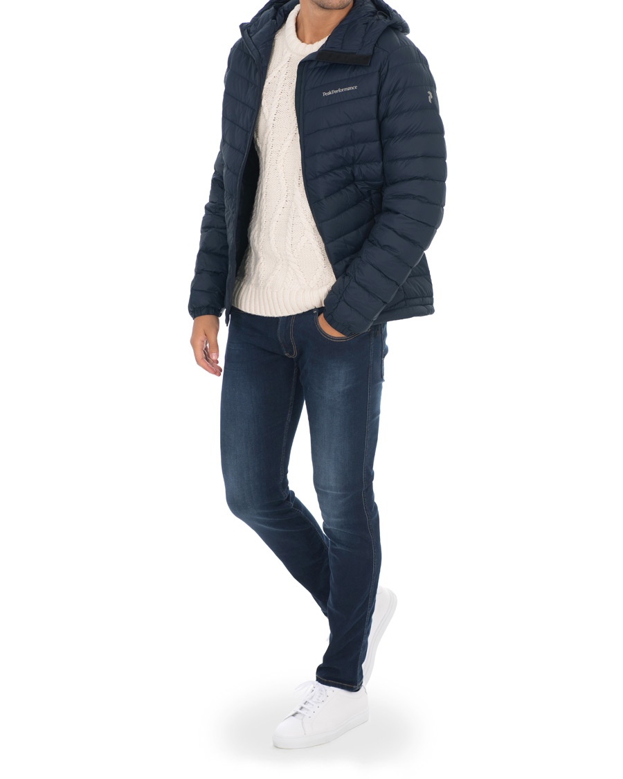 Herren | Jacken | Peak Performance | Frost Down Hooded Jacket Blue Shadow