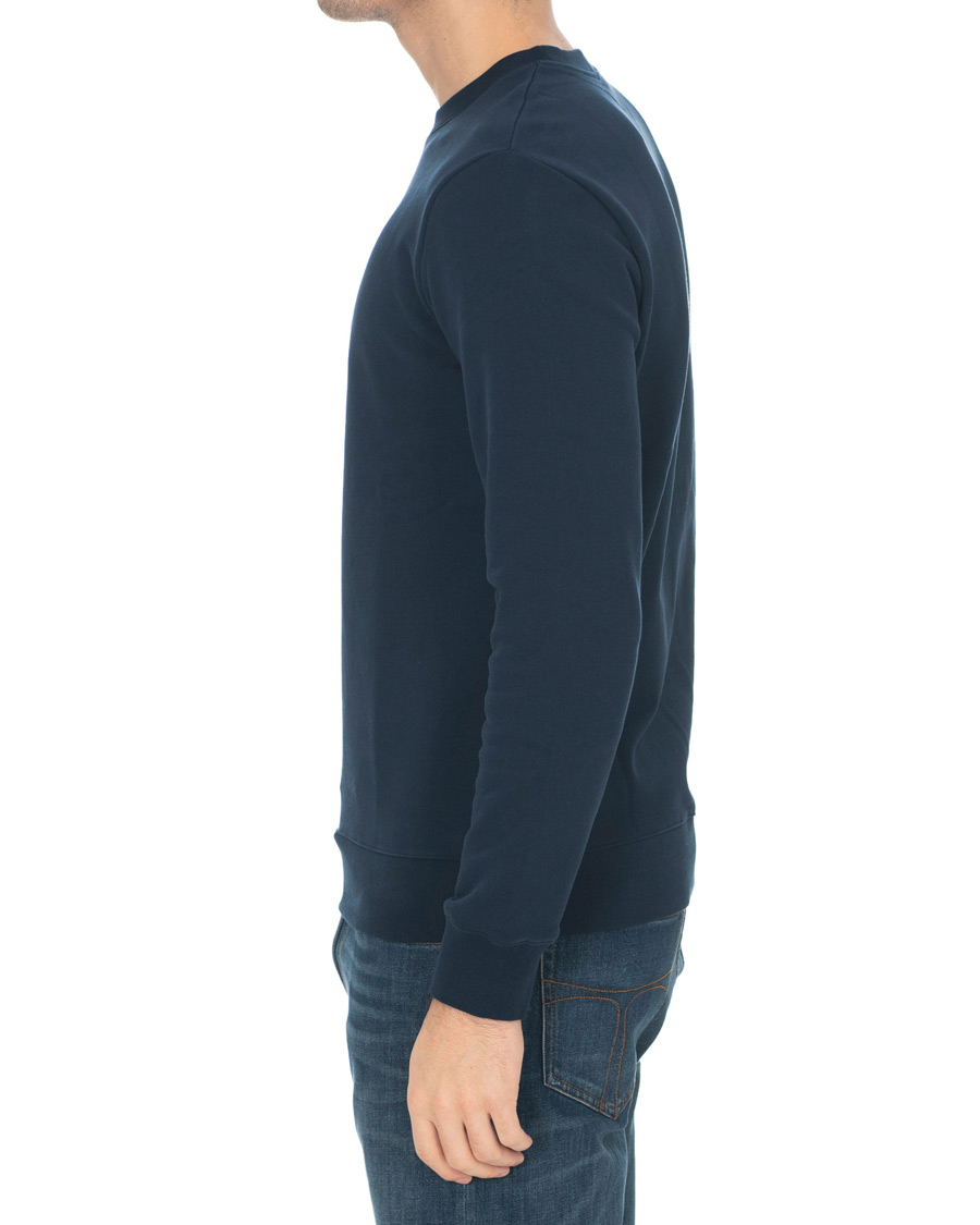 Herren | Pullover | A.P.C. | Rufus Soft Cotton Sweatshirt Marine
