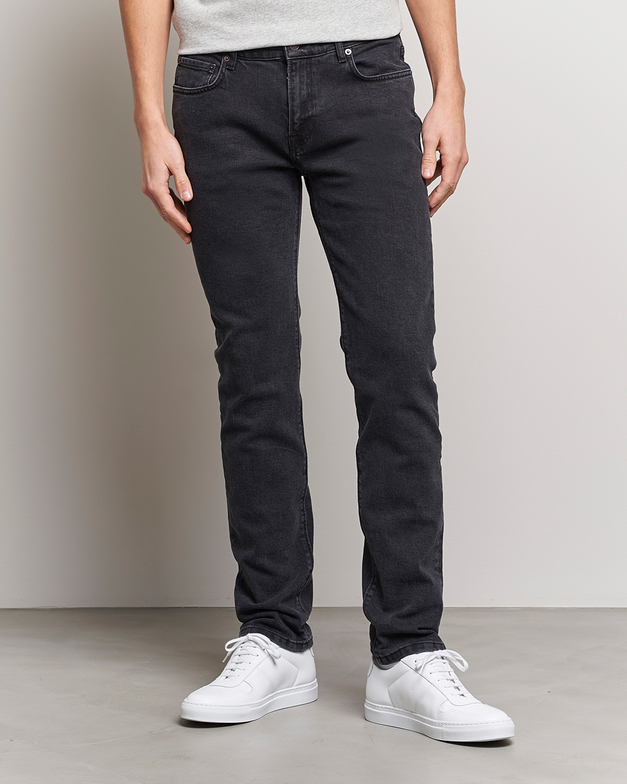 Herren | Jeans | Jeanerica | SM001 Slim Jeans Used Black