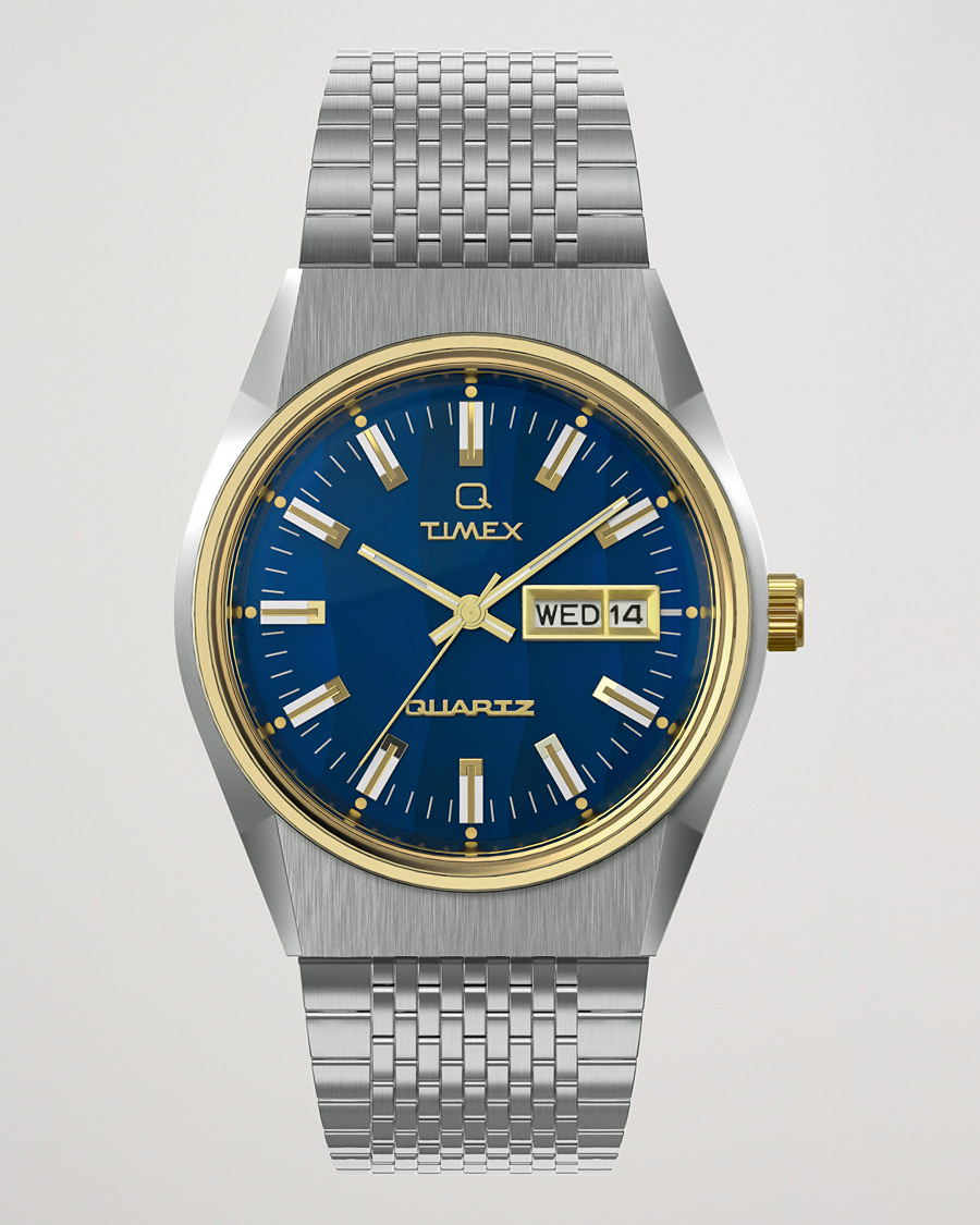 Herren | Timex Q Reissue 1978 Falcon Eye 38mm Steel/Blue Dial | Timex | Q Reissue 1978 Falcon Eye 38mm Steel/Blue Dial