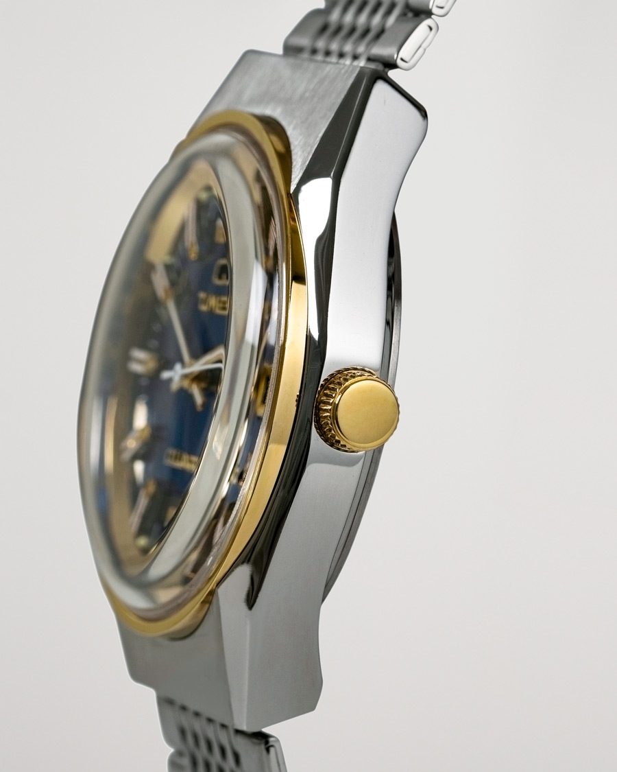 Herren | Timex Q Reissue 1978 Falcon Eye 38mm Steel/Blue Dial | Timex | Q Reissue 1978 Falcon Eye 38mm Steel/Blue Dial