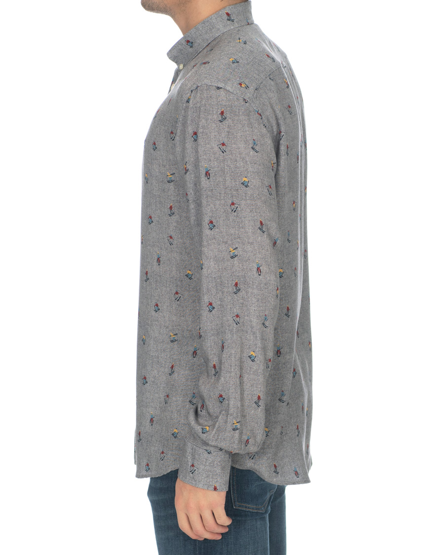 Herren | Hemden | Morris | Jasper Button Down Tencel Ski Shirt Grey