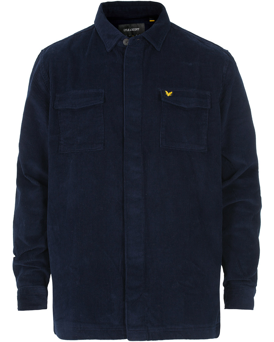 Herren | Hemden | Lyle & Scott | Corduroy Overshirt Navy