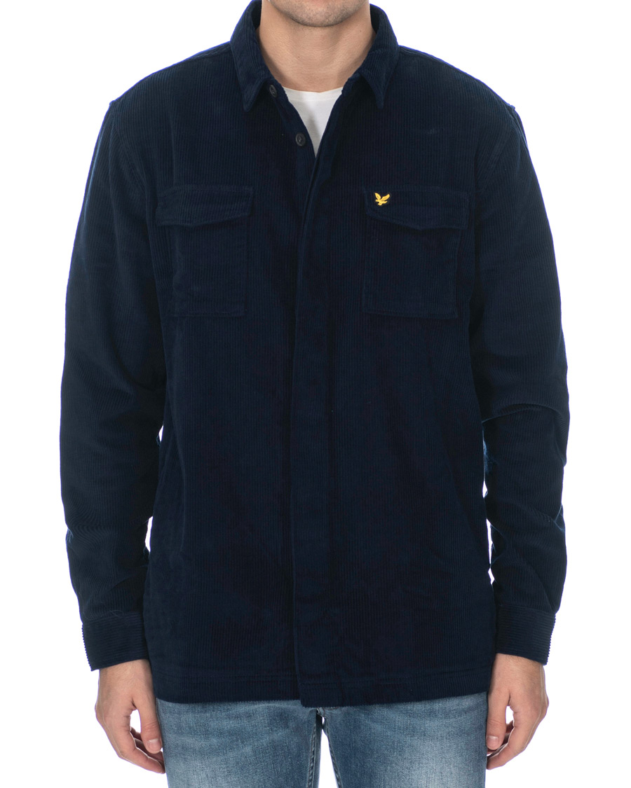 Herren | Hemden | Lyle & Scott | Corduroy Overshirt Navy
