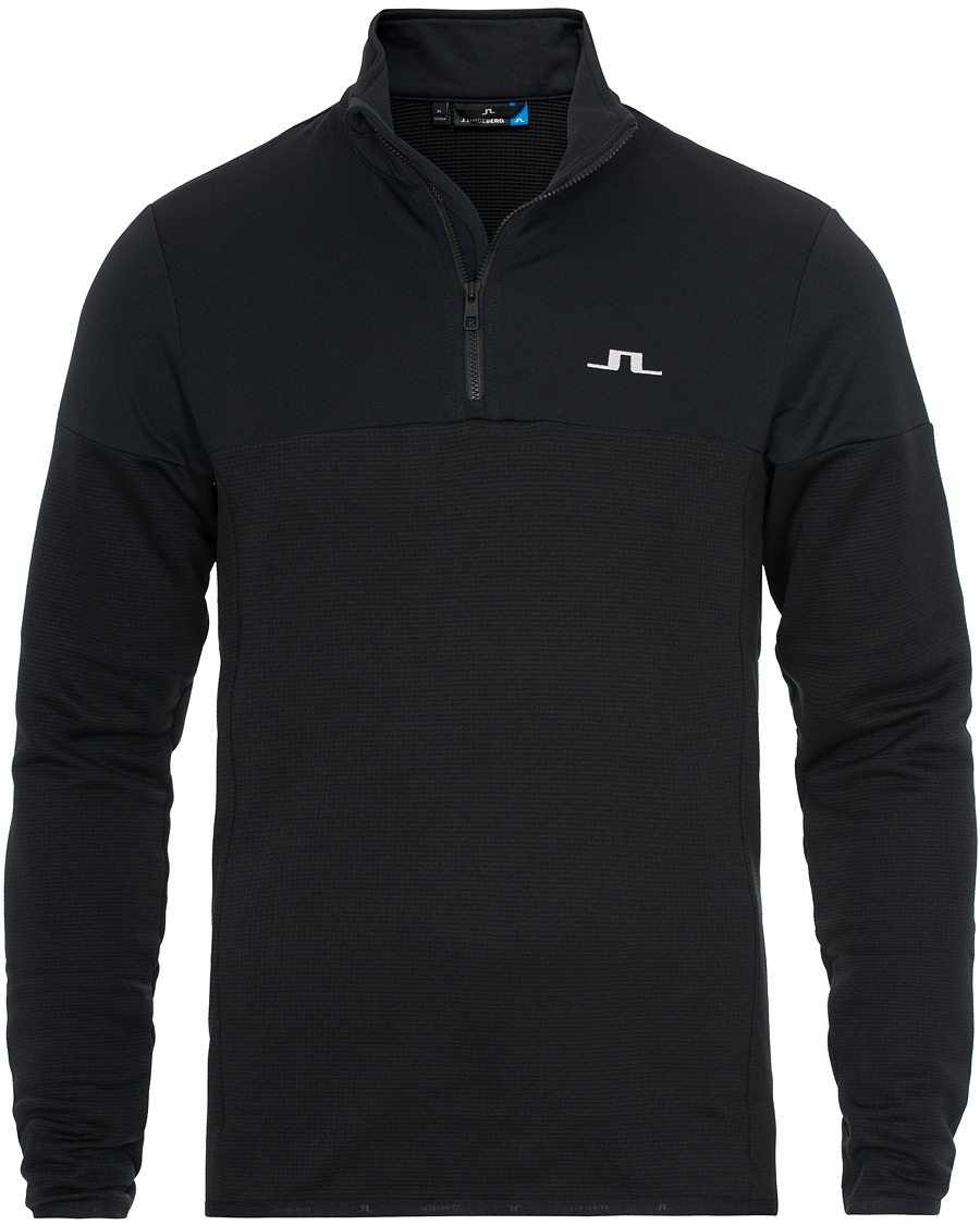 Herren | Pullover | J.Lindeberg | Hubbard Half Zip Black