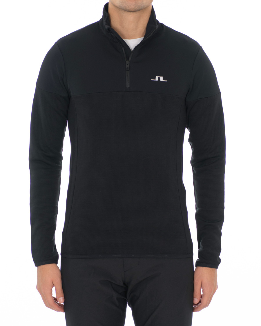 Herren | Pullover | J.Lindeberg | Hubbard Half Zip Black