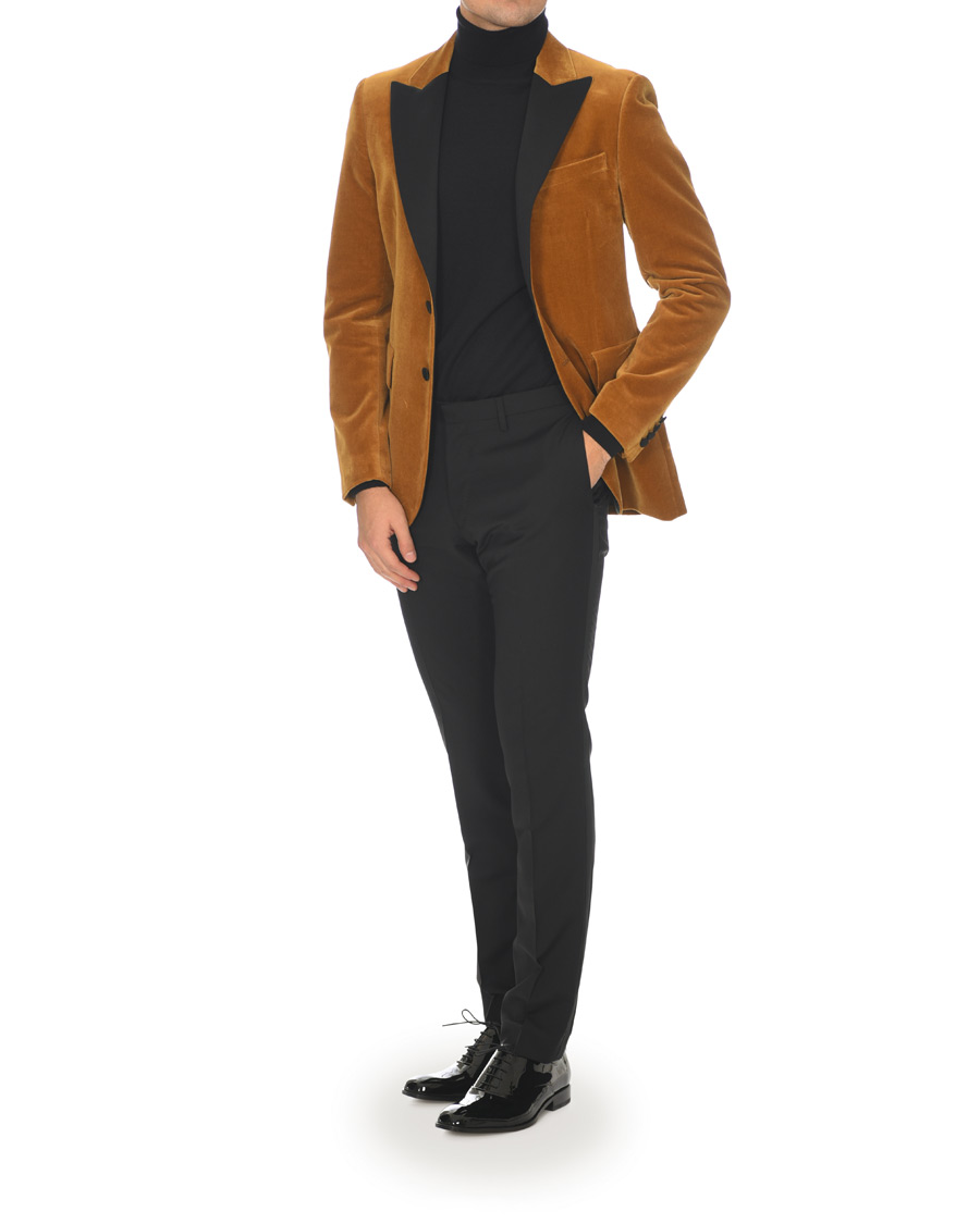 Herren | Sakkos | Tiger of Sweden | 1903 Velvet Tuxedo Blazer Mustard