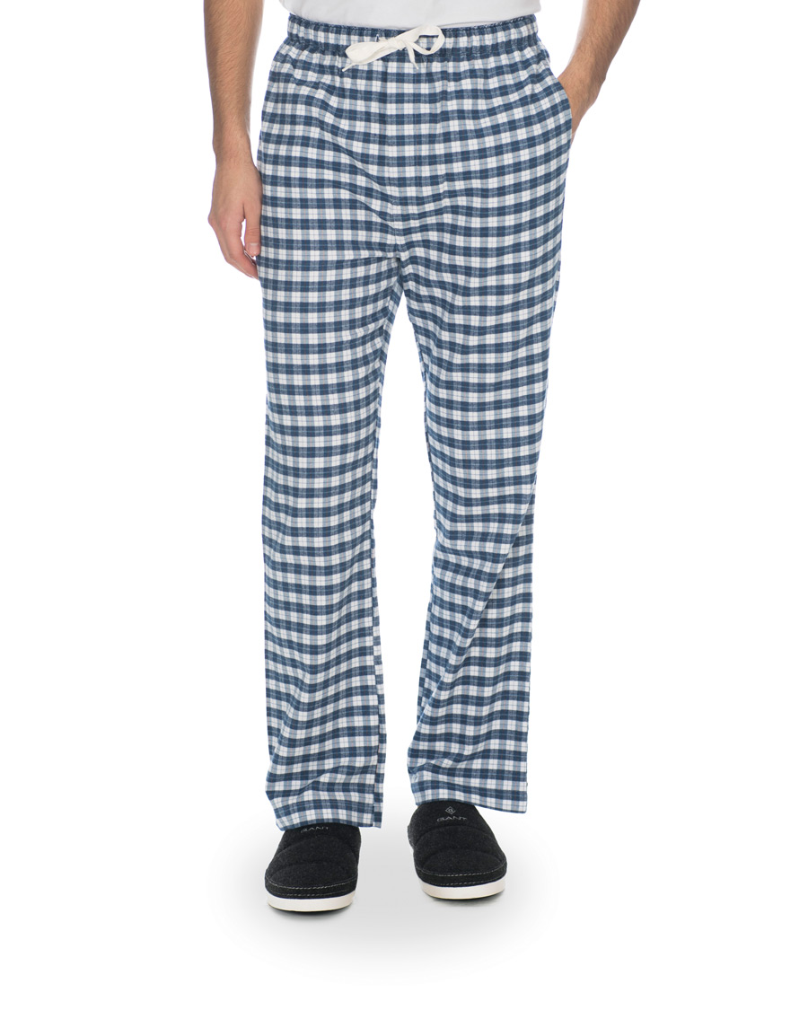 Herren | Unterwäsche | Gant | Flannel Pyjama Set Eggshell