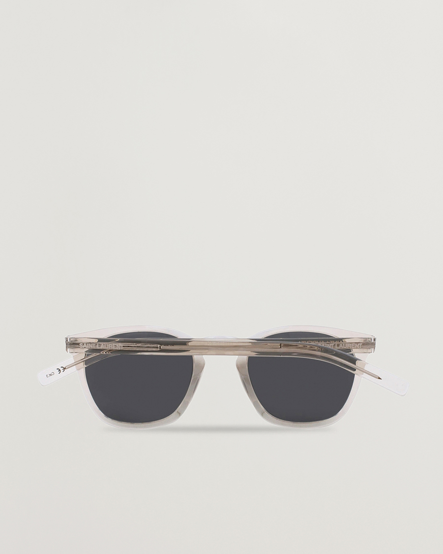 Herren | Sonnenbrillen | Saint Laurent | SL 28 Sunglasses Beige/Silver