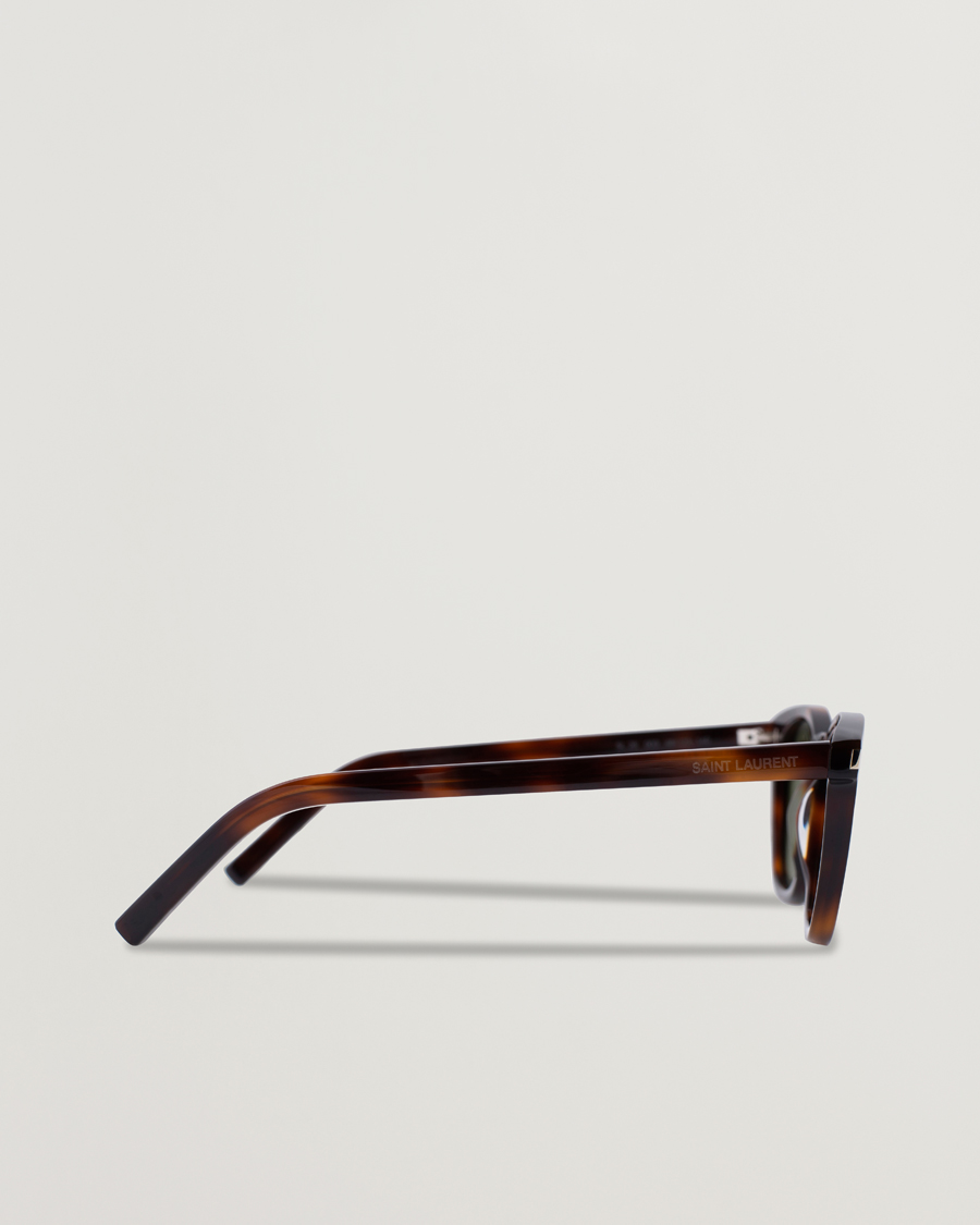 Herren | Sonnenbrillen | Saint Laurent | SL 28 Sunglasses Havana/Green