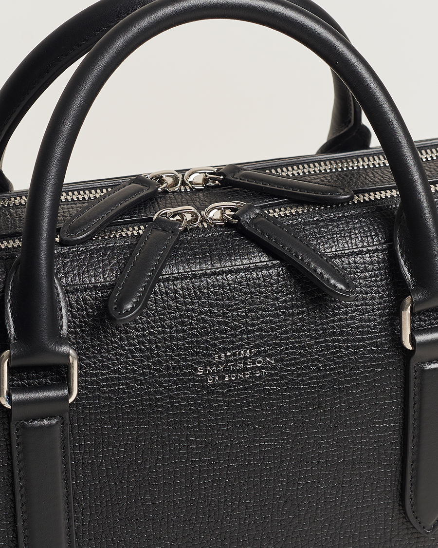 Herren | Taschen | Smythson | SmythsonLudlow Large Briefcase With Zip FrontBlack
