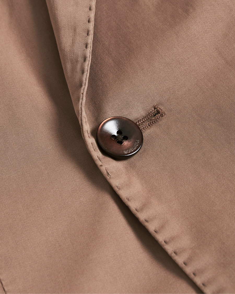 Herren | Sakkos | Boglioli | K Jacket Double Breasted Cotton Blazer Tobacco