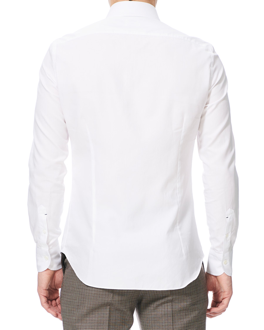 Herren | Hemden | Mazzarelli | Soft Oxford Button Down Shirt White