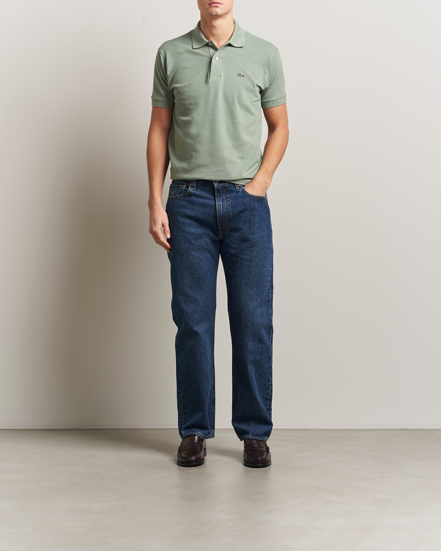 Herren | Poloshirts | Lacoste | Original Polo Piké Thyme Green