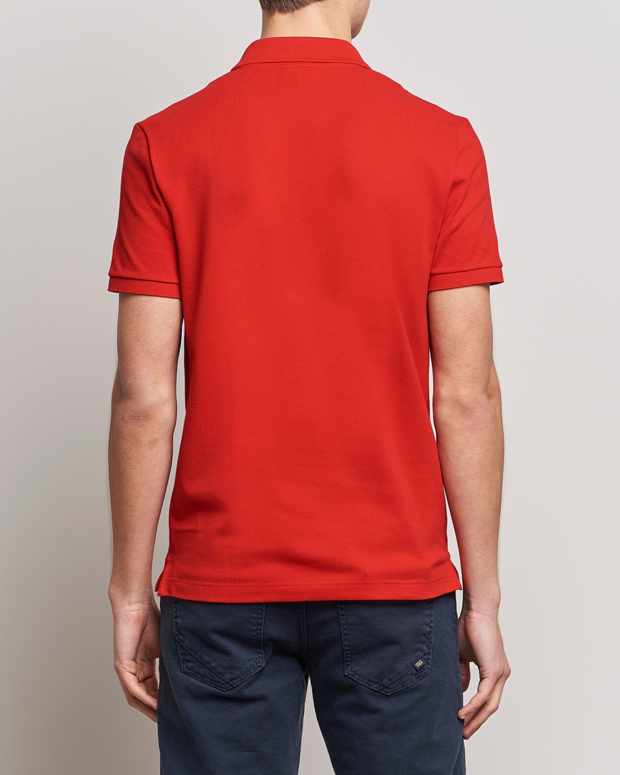 Herren | Poloshirts | Lacoste | Slim Fit Polo Piké Red