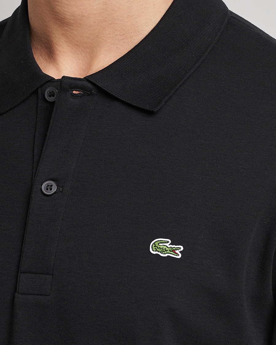 Herren | Poloshirts | Lacoste | Pima Interlock Piké Black