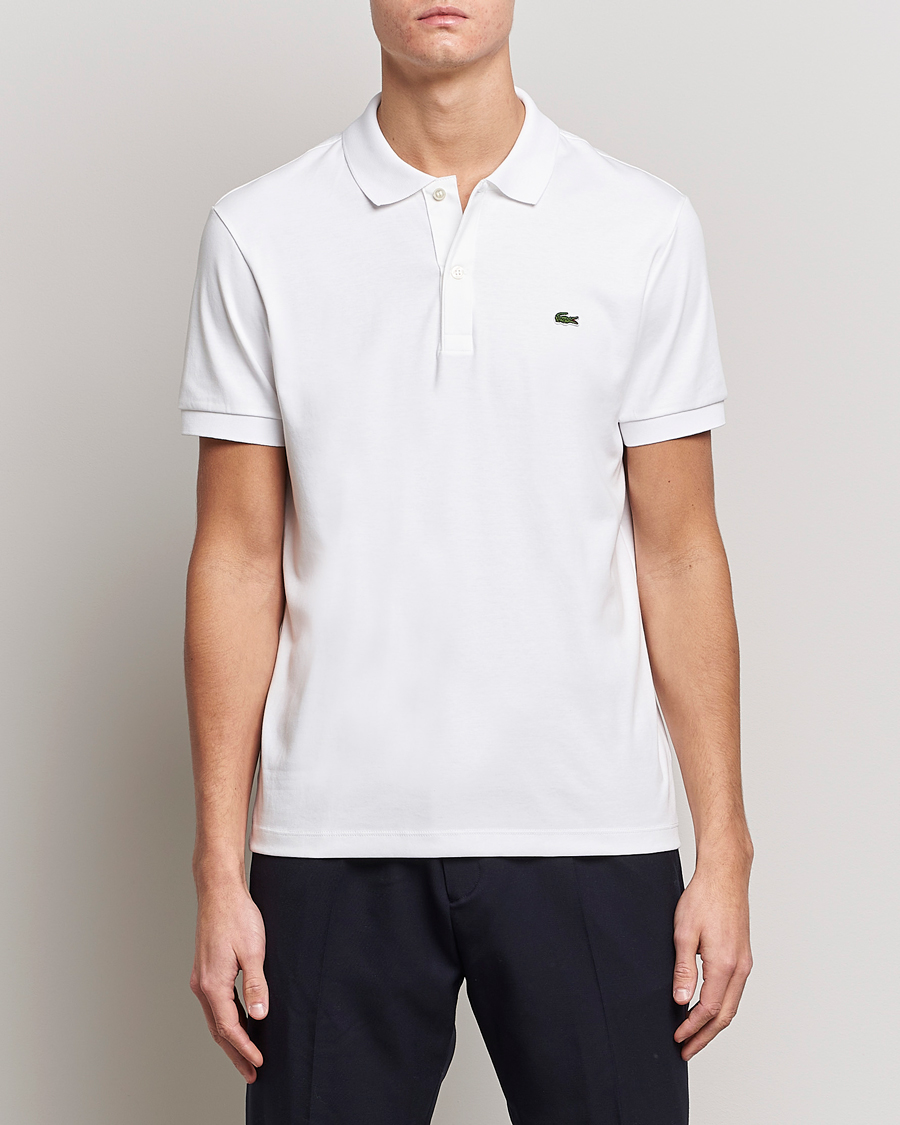 Herren | Poloshirts | Lacoste | Pima Cotton Interlock Polo White