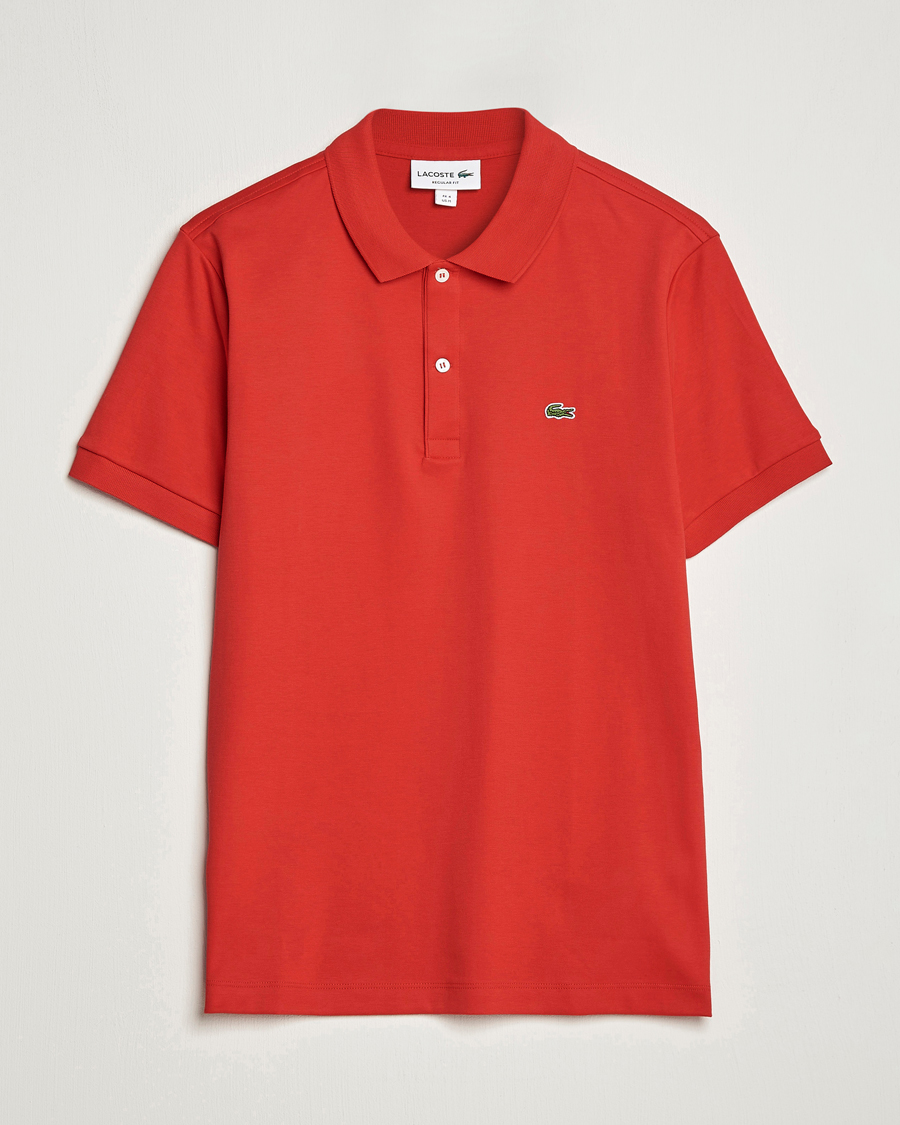 Herren | Poloshirts | Lacoste | Pima Interlock Piké Red