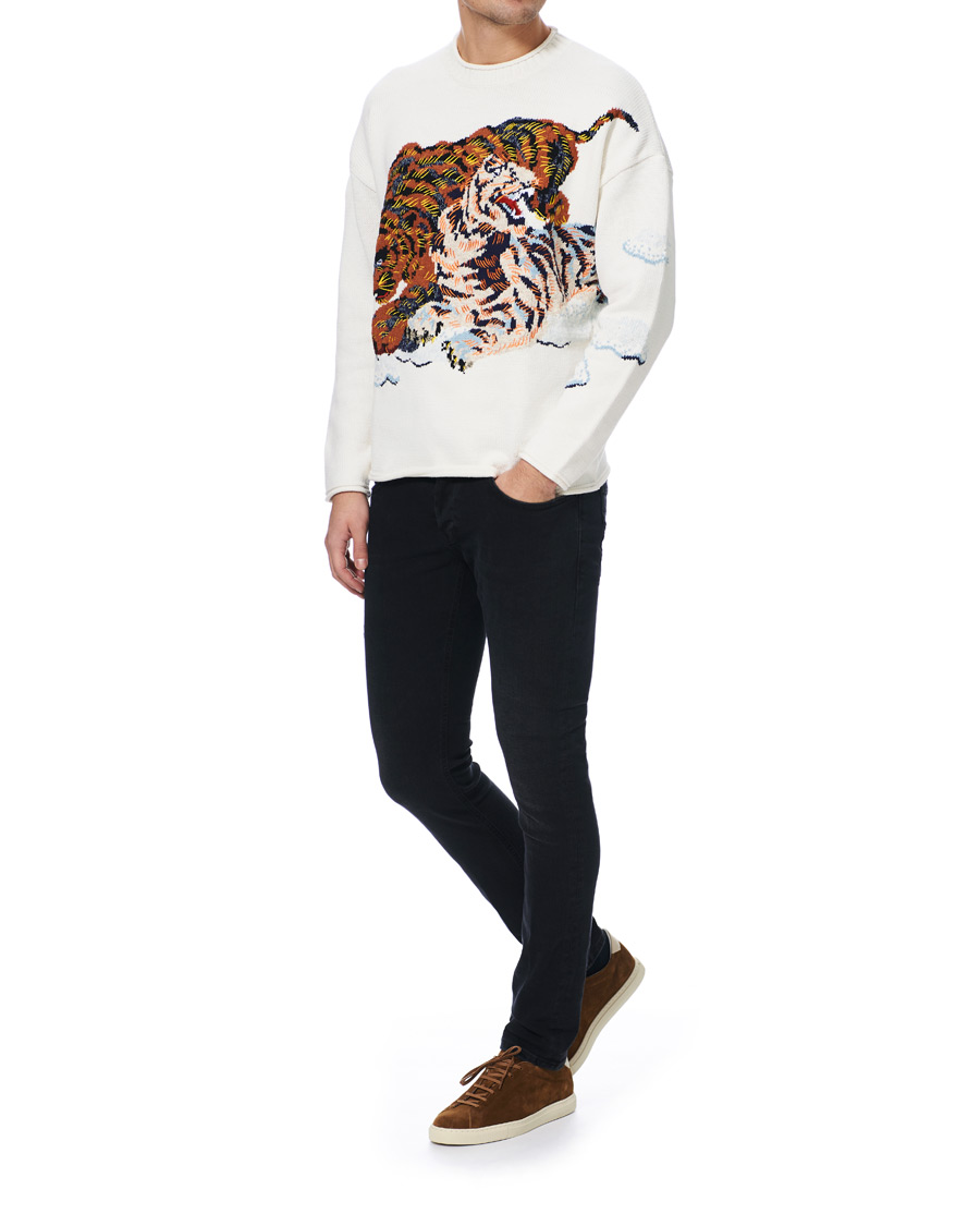 Herren | Pullover | KENZO | Tiger Cloud Crew Neck Jumper Ecru
