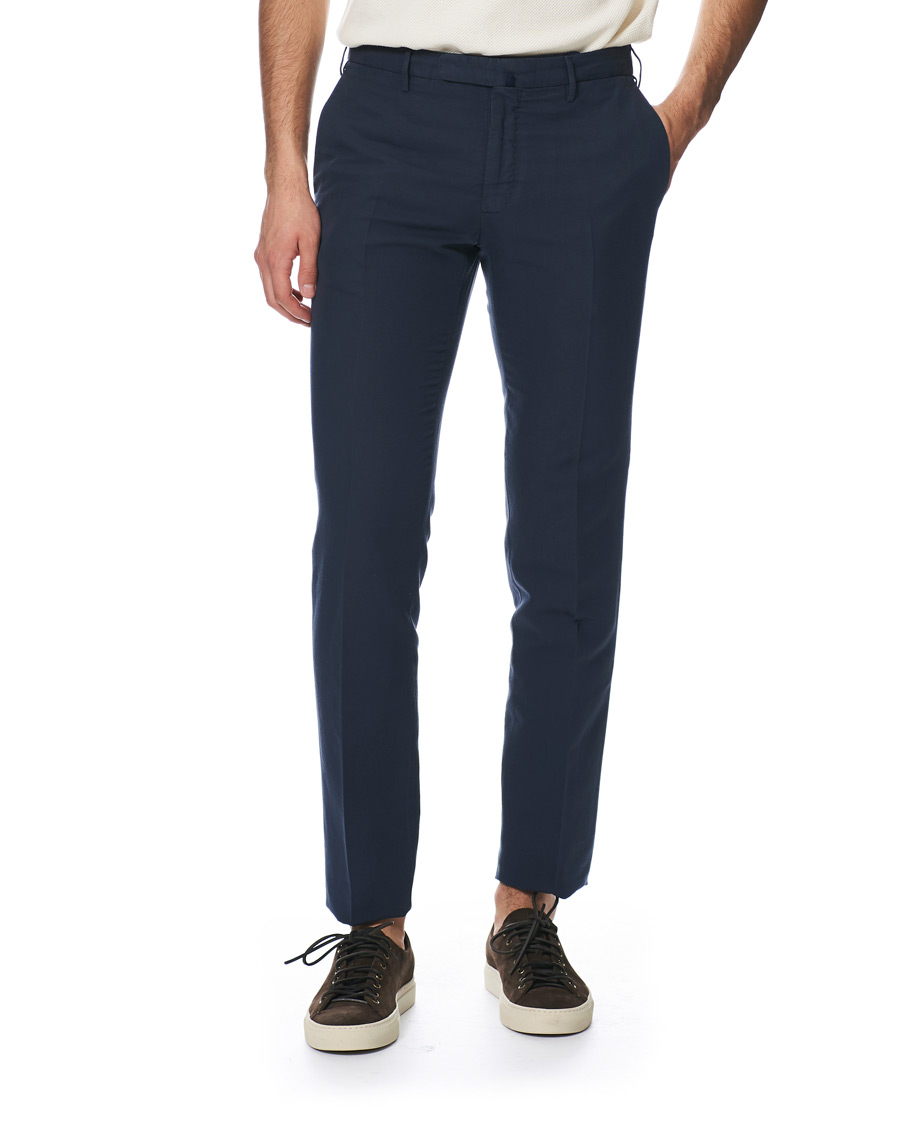 Herren | Hosen | Incotex | Slim Fit Chinolino Trousers Navy