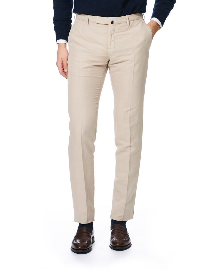 Herren | Hosen | Incotex | Slim Fit Chinolino Trousers Beige