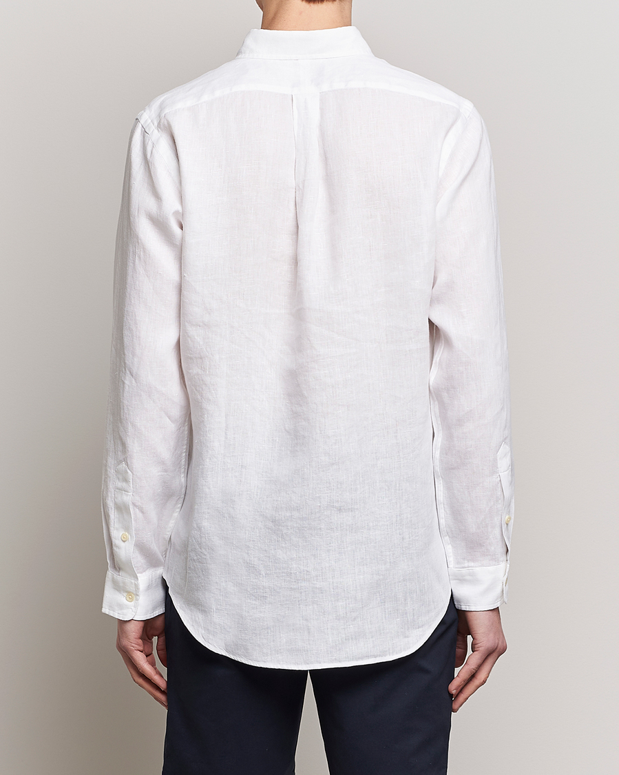 Herren | Hemden | Polo Ralph Lauren | Custom Fit Linen Button Down White