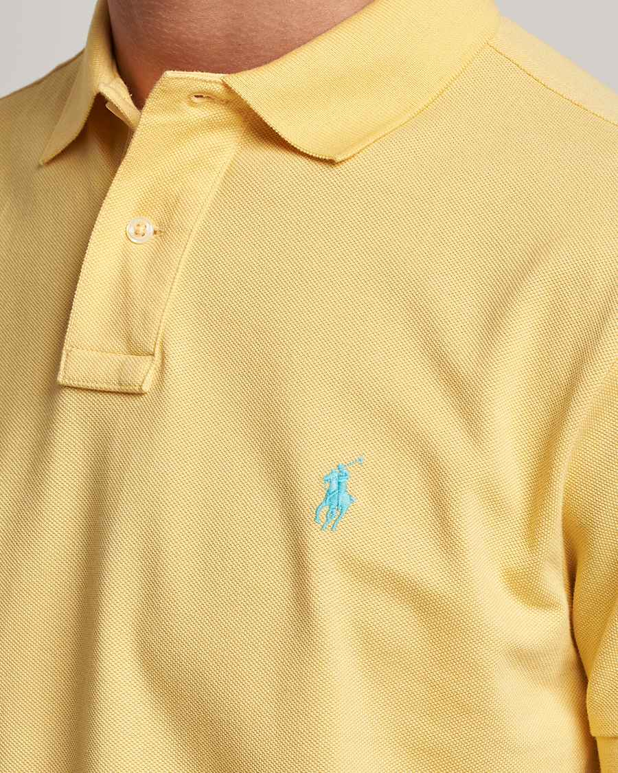 Herren | Poloshirts | Polo Ralph Lauren | Custom Slim Fit Polo Corn Yellow