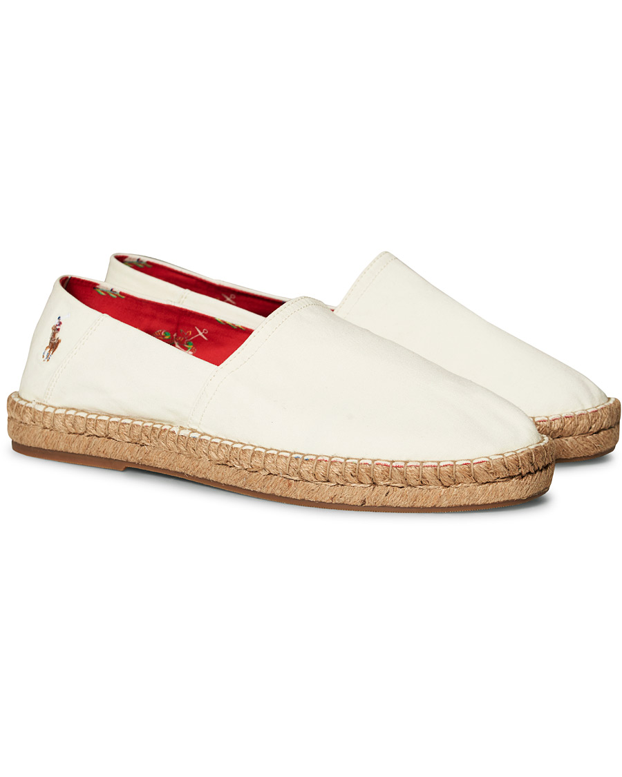 Herren | Polo Ralph Lauren Cevio Washed Canvas Espandrilles Creme | Polo Ralph Lauren | Cevio Washed Canvas Espandrilles Creme