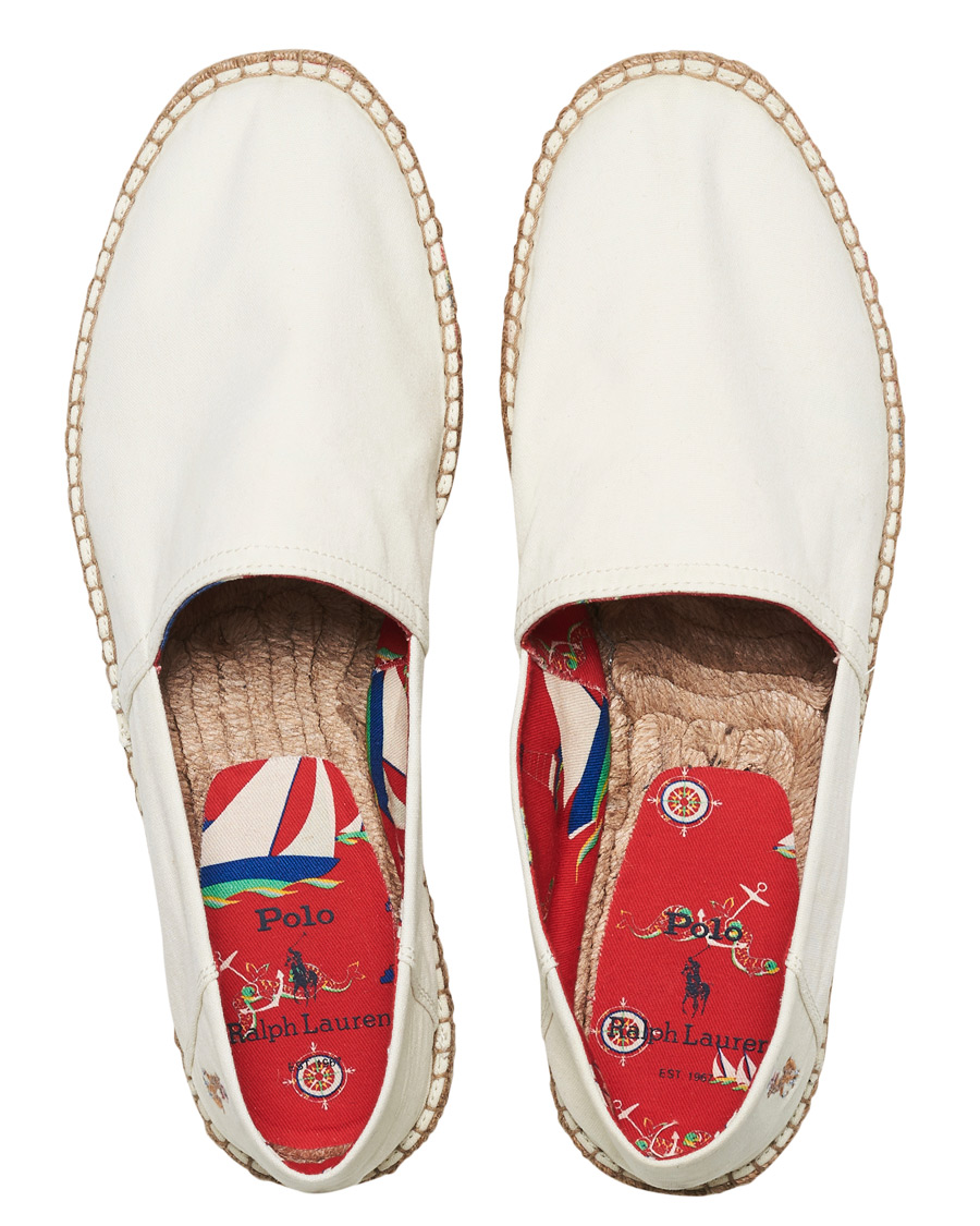 Herren | Polo Ralph Lauren Cevio Washed Canvas Espandrilles Creme | Polo Ralph Lauren | Cevio Washed Canvas Espandrilles Creme