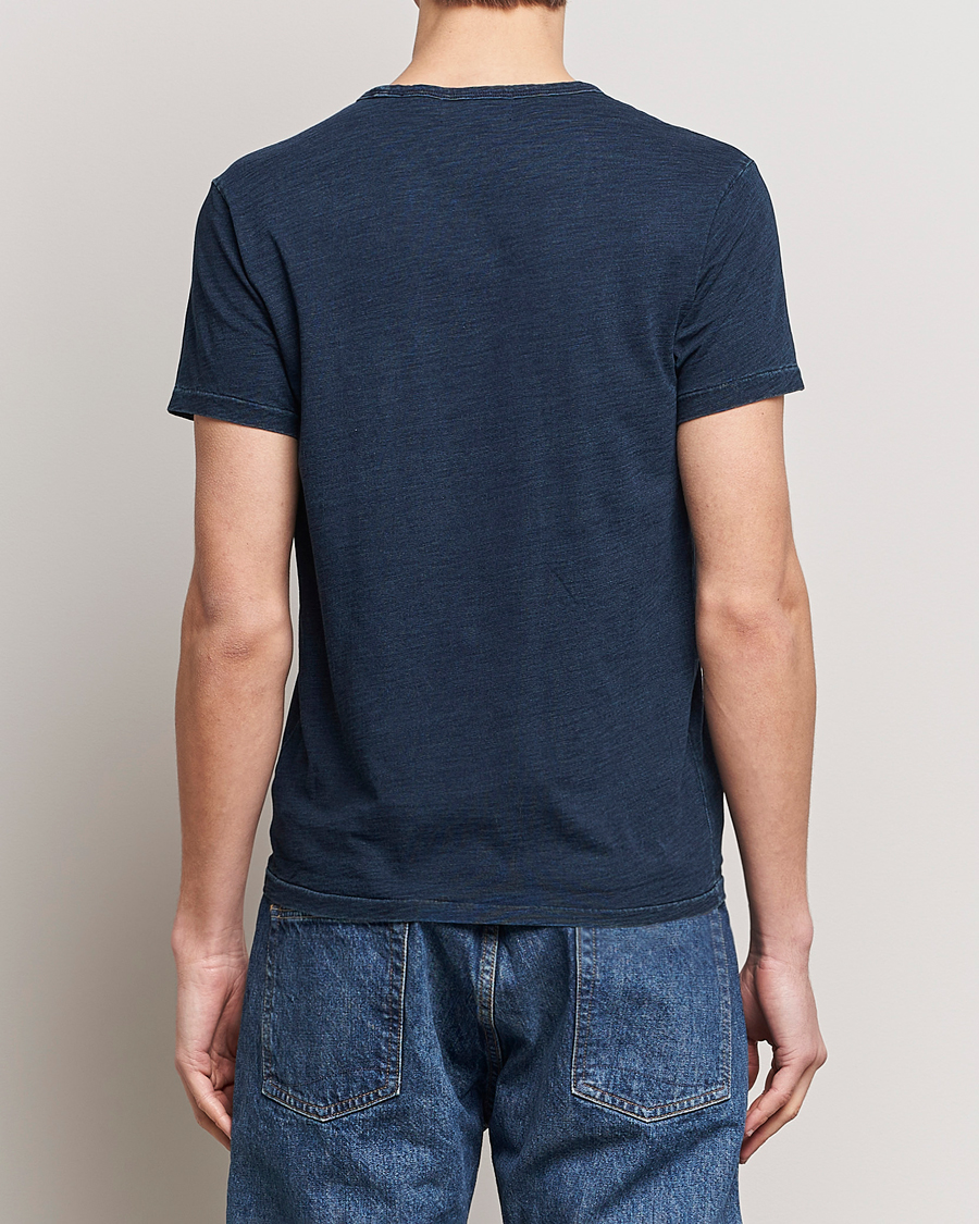 Herren | T-Shirts | RRL | Short Sleeve Pocket Tee Rinsed Indigo