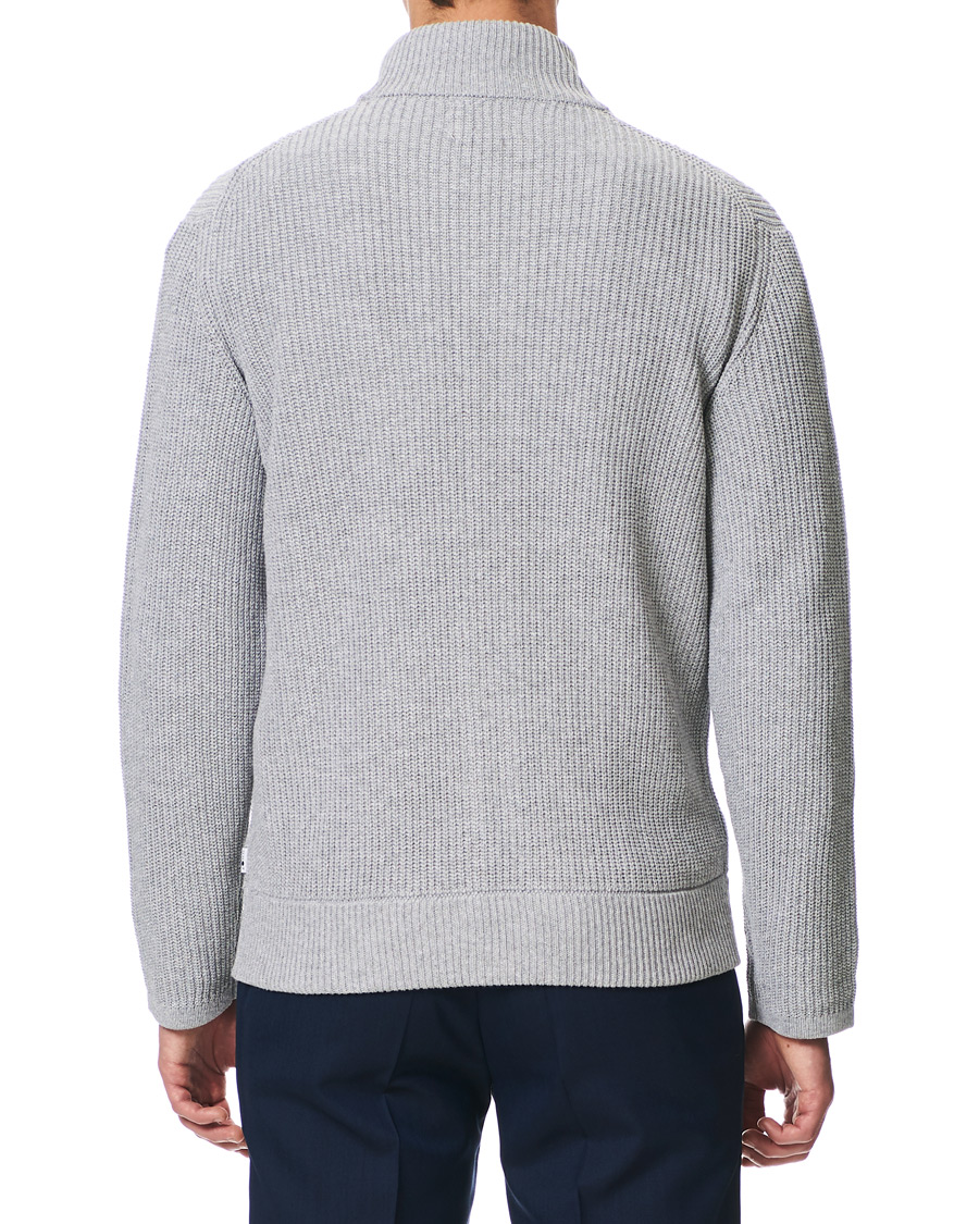 Herren | Pullover | NN07 | Piet Full Zip Medium Grey