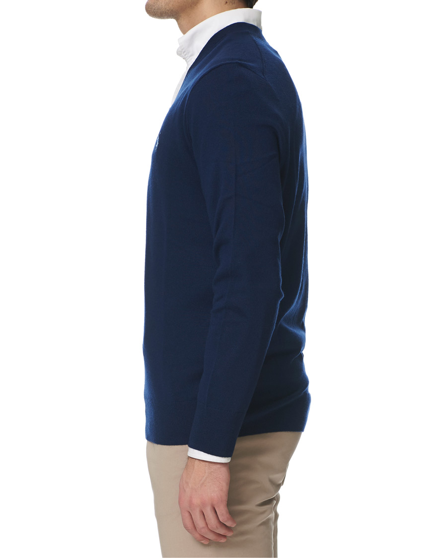 Herren | Pullover | Polo Ralph Lauren Golf | Merino Wool Sweater French Navy