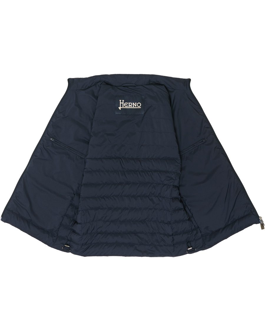 Herren | Jacken | Herno | Nuage Matt Nylon Vest Deep Blue