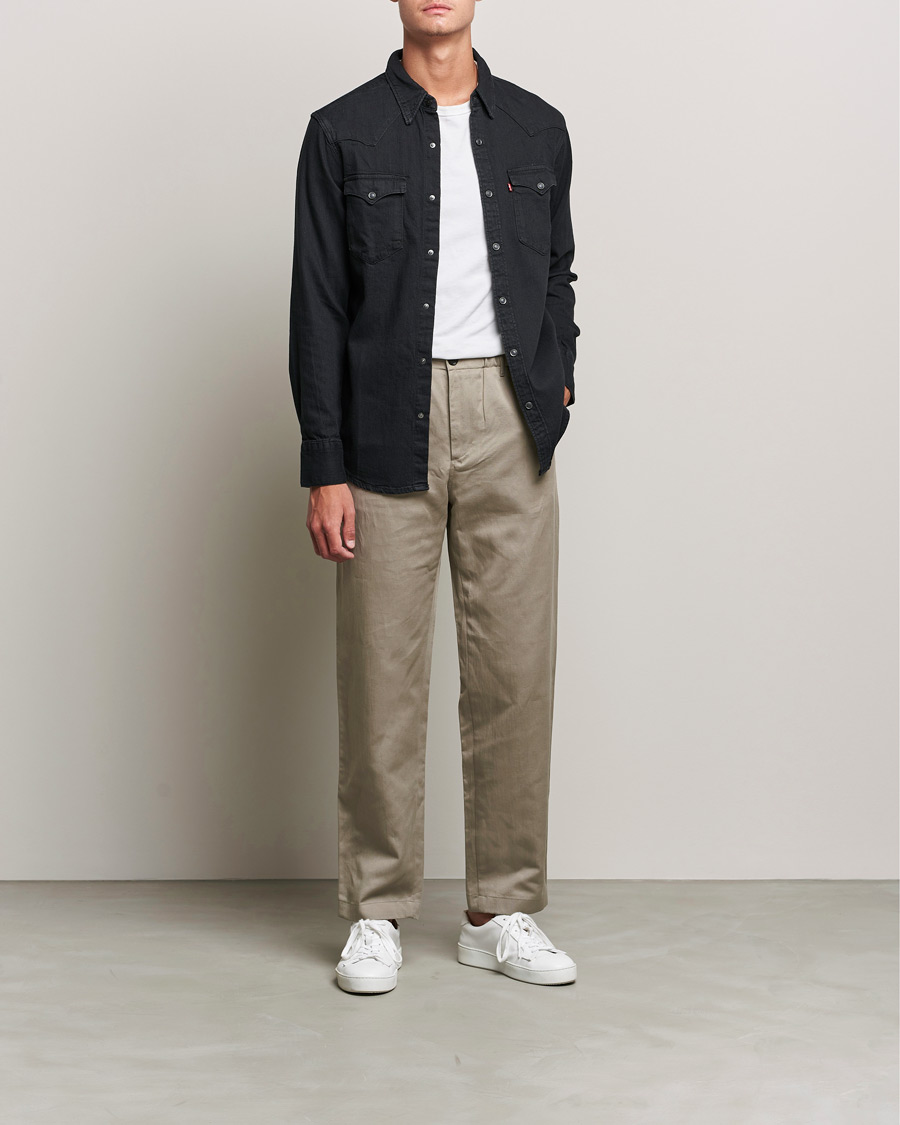 Herren | Hemden | Levi's | Barstow Western Standard Shirt Marble Black