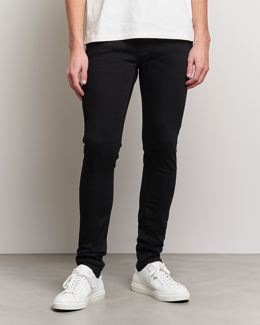 Herren | The Classics of Tomorrow | Nudie Jeans | Tight Terry Organic Jeans Ever Black