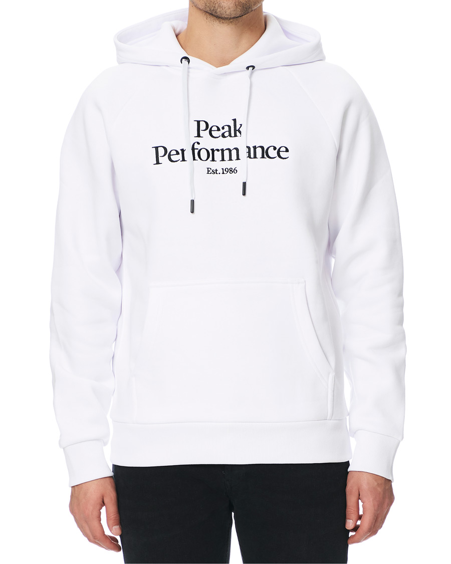 Herren | Pullover | Peak Performance | Original Logo Hoodie White