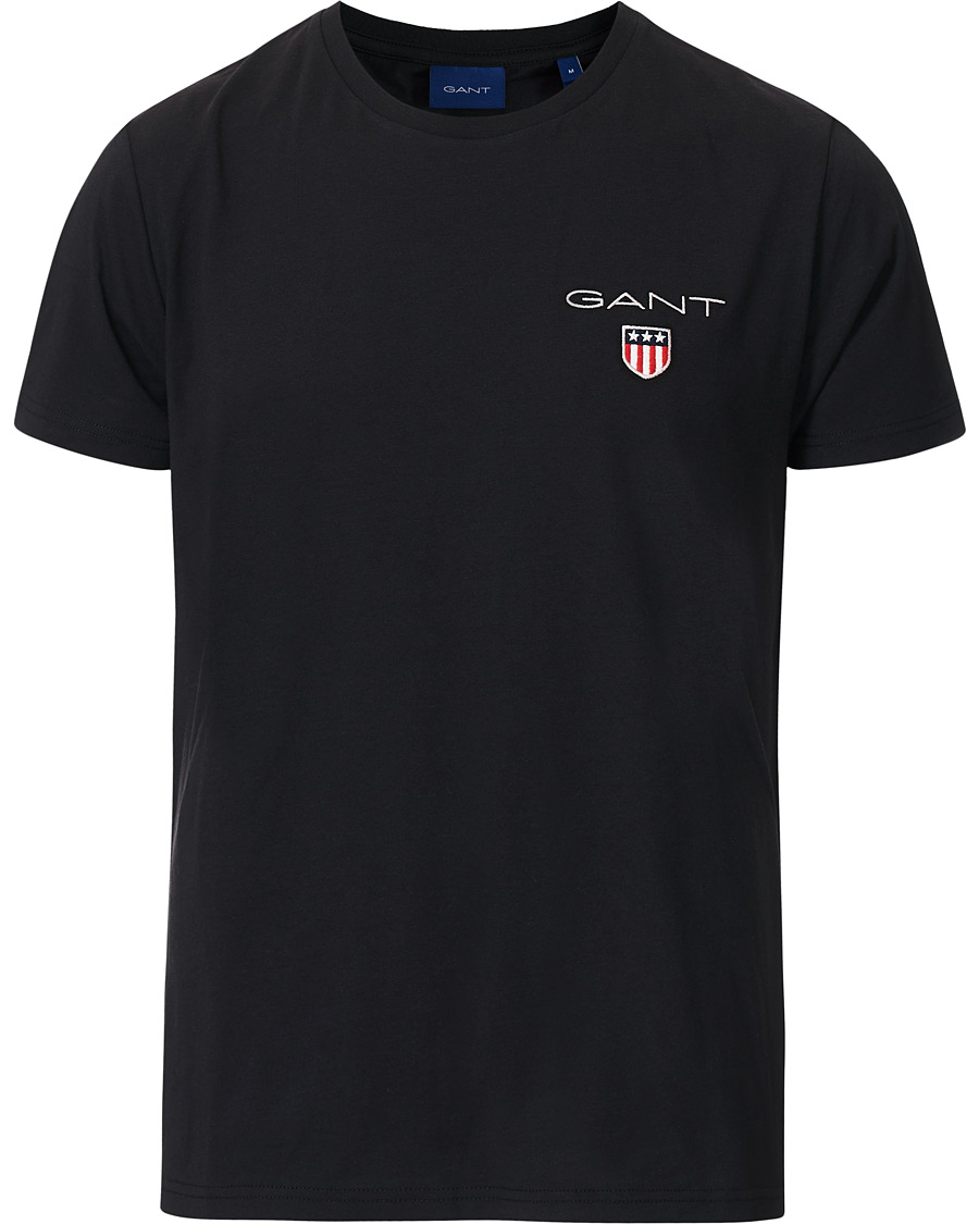 Herren | T-Shirts | GANT | Medium Shield Tee Black