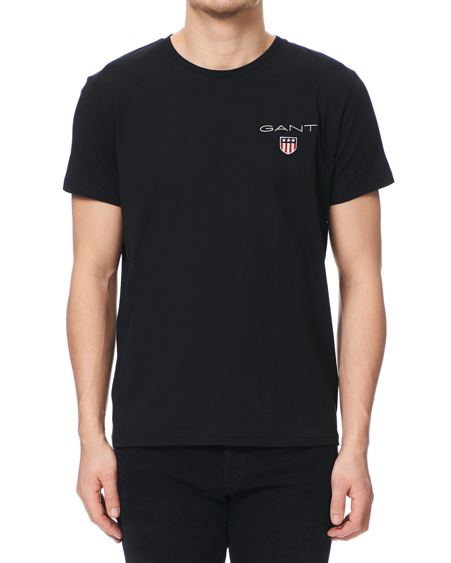 Herren | T-Shirts | GANT | Medium Shield Tee Black