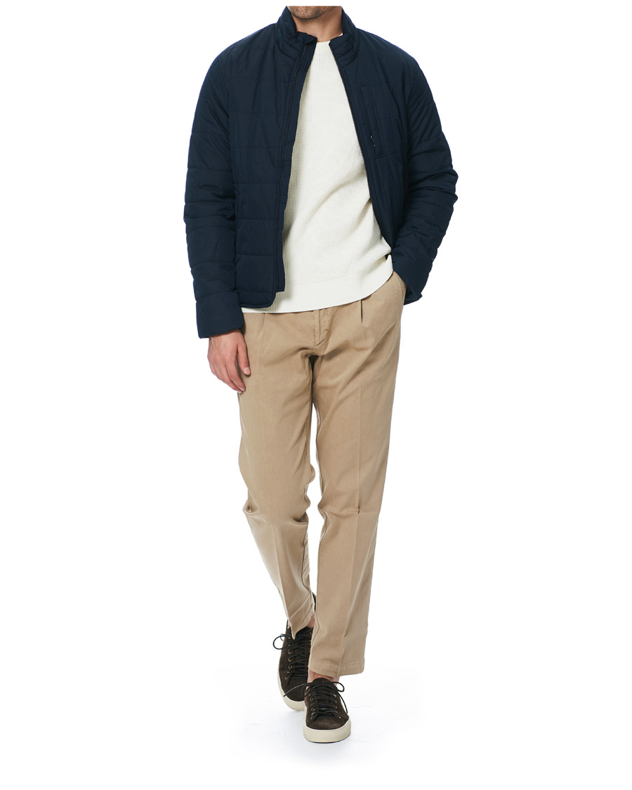 Herren | Jacken | Morris | Quilted Crew Jacket Navy