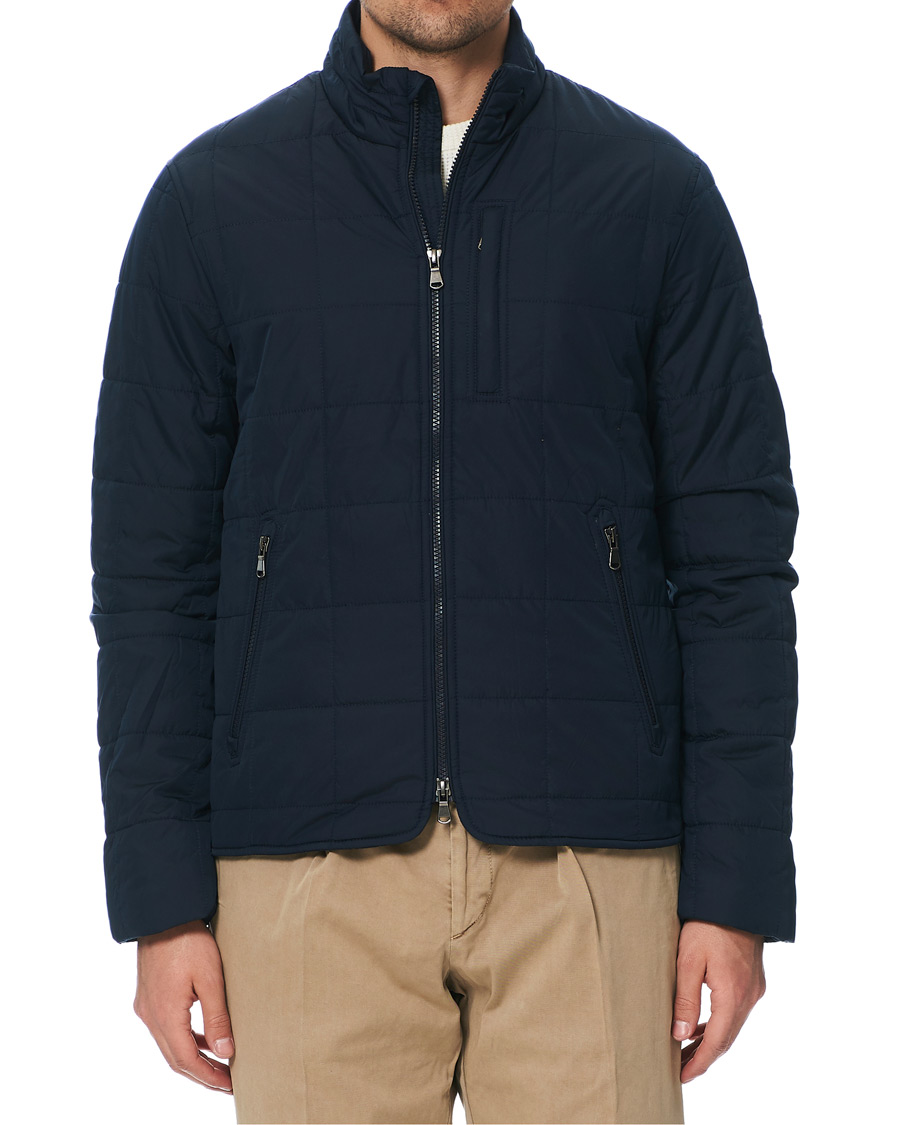 Herren | Jacken | Morris | Quilted Crew Jacket Navy