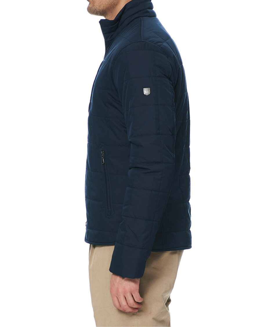 Herren | Jacken | Morris | Quilted Crew Jacket Navy