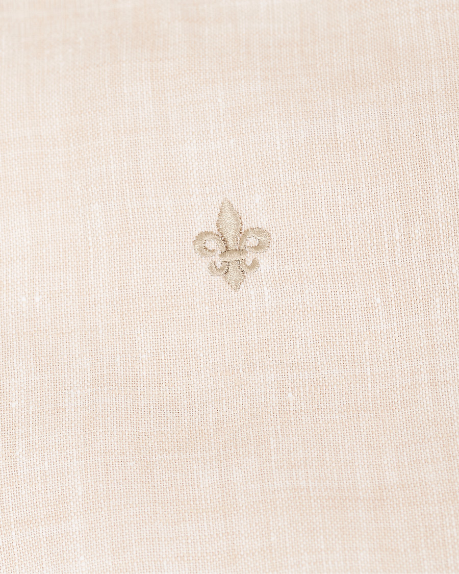 Herren | Hemden | Morris | Douglas Short Sleeve Linen Shirt Khaki