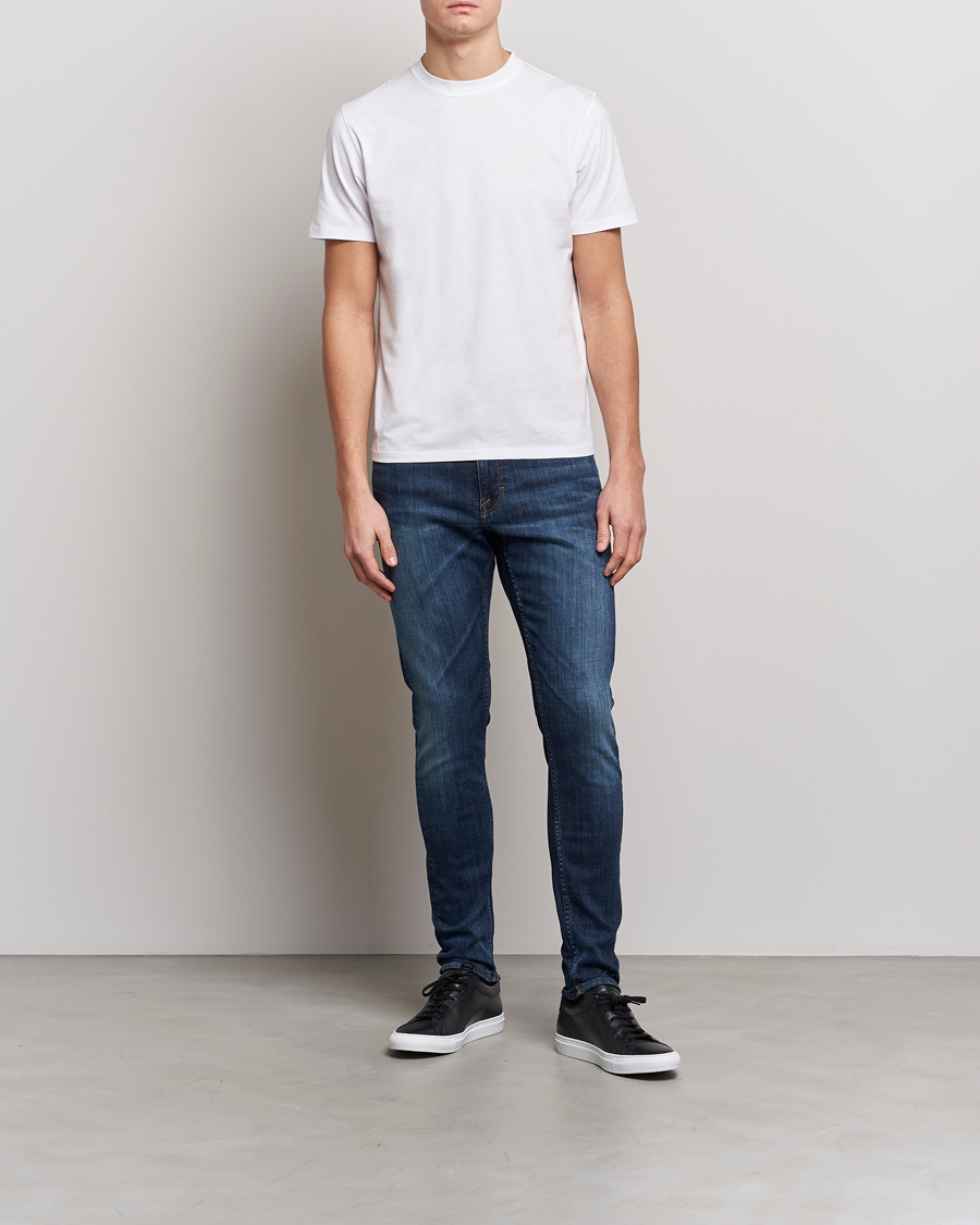 Herren | Jeans | Tiger of Sweden | Evolve Super Stretch Top Jeans Medium Blue