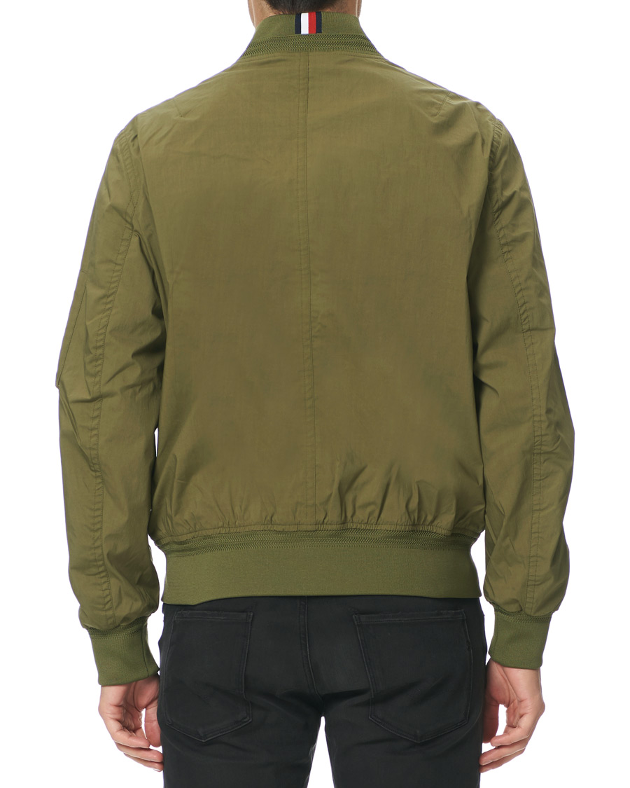 Herren | Jacken | Tommy Hilfiger | Lightweight Cotton Bomber Jacket Moss Green